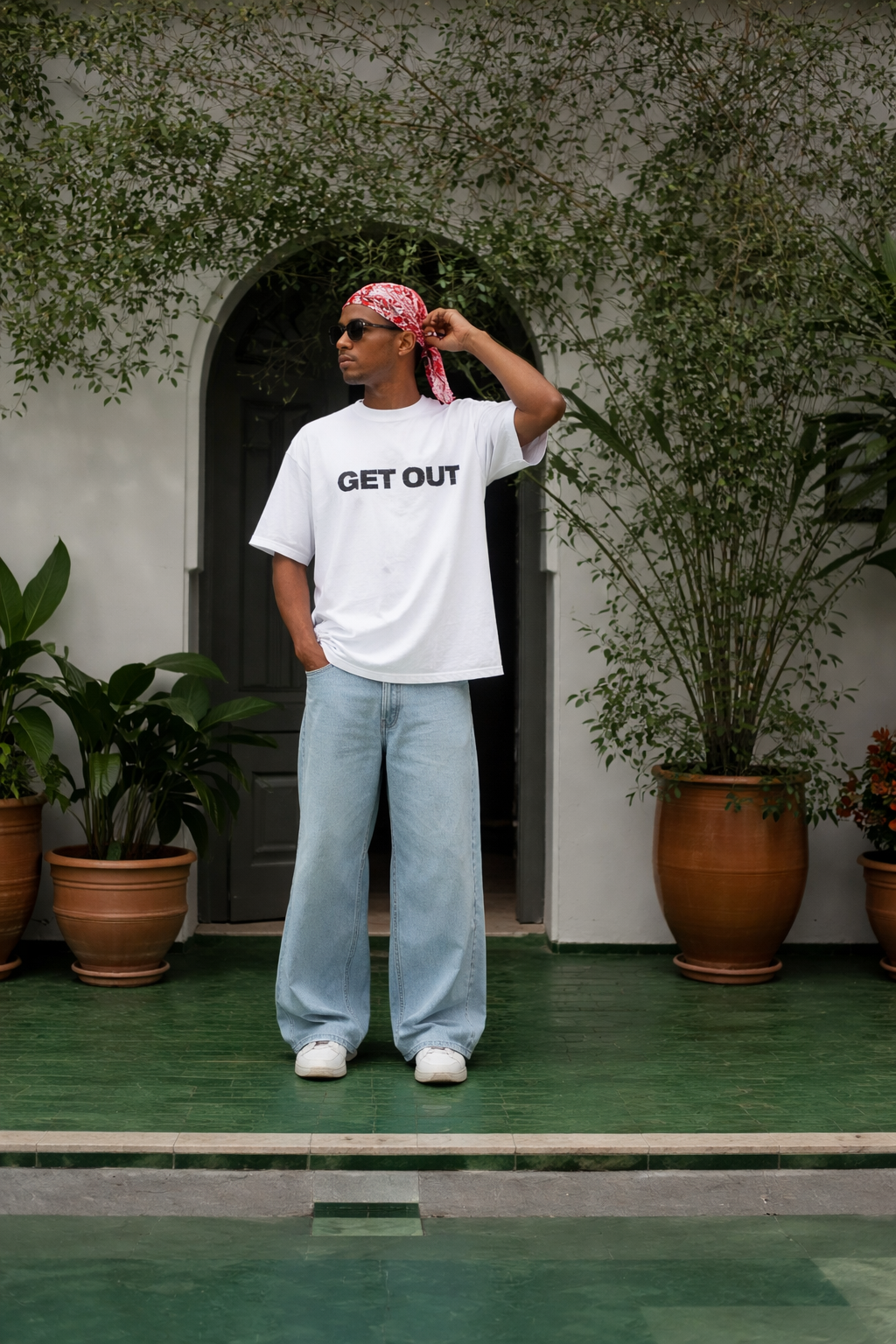 GET OUT PRINTED TEES